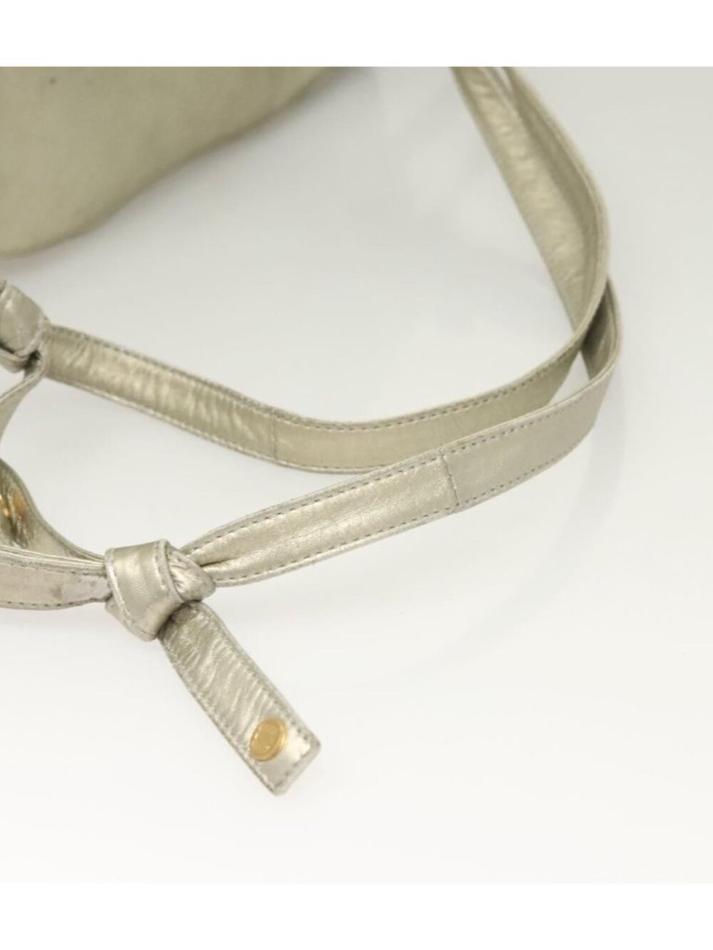 LOEWE Backpack Leather Gold - Picture 4 of 16